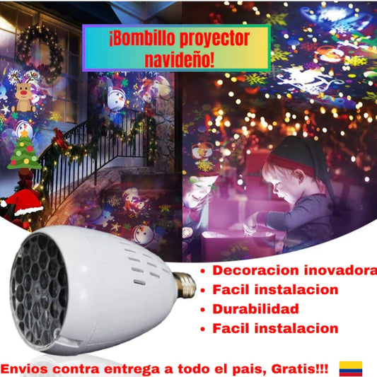 Bombillo Proyector Navideño Led 🎄PREVENTA NAVIDEÑA 🎅 OFERTA