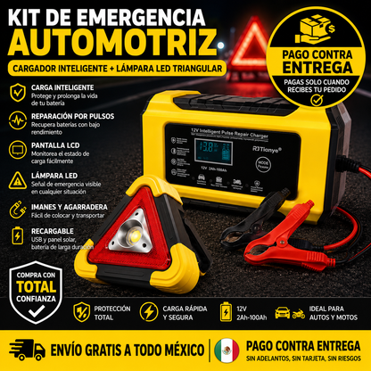 ⚠️🚗 KIT DE EMERGENCIA AUTOMOTRIZ ⚙️⚠️ 50% OFF