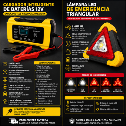 ⚠️🚗 KIT DE EMERGENCIA AUTOMOTRIZ ⚙️⚠️ 50% OFF