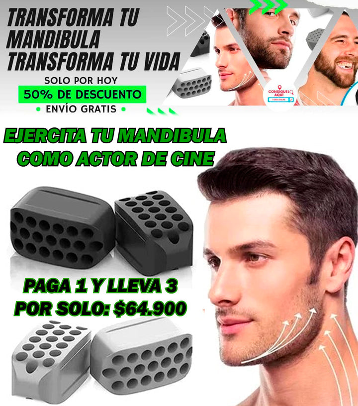 MaxiPlus® Ejercitador de mandíbula paga 1 lleva 3