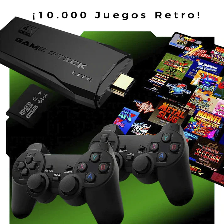 GAME LEGEND STICK + 2 CONTROLES INALAMBRICOS