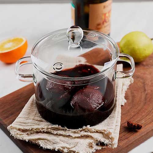 ✨ Descubre la Olla de Vidrio de Borosilicato con Tapa 🥘 Resistente al Calor, Versátil y con Estilo🌟